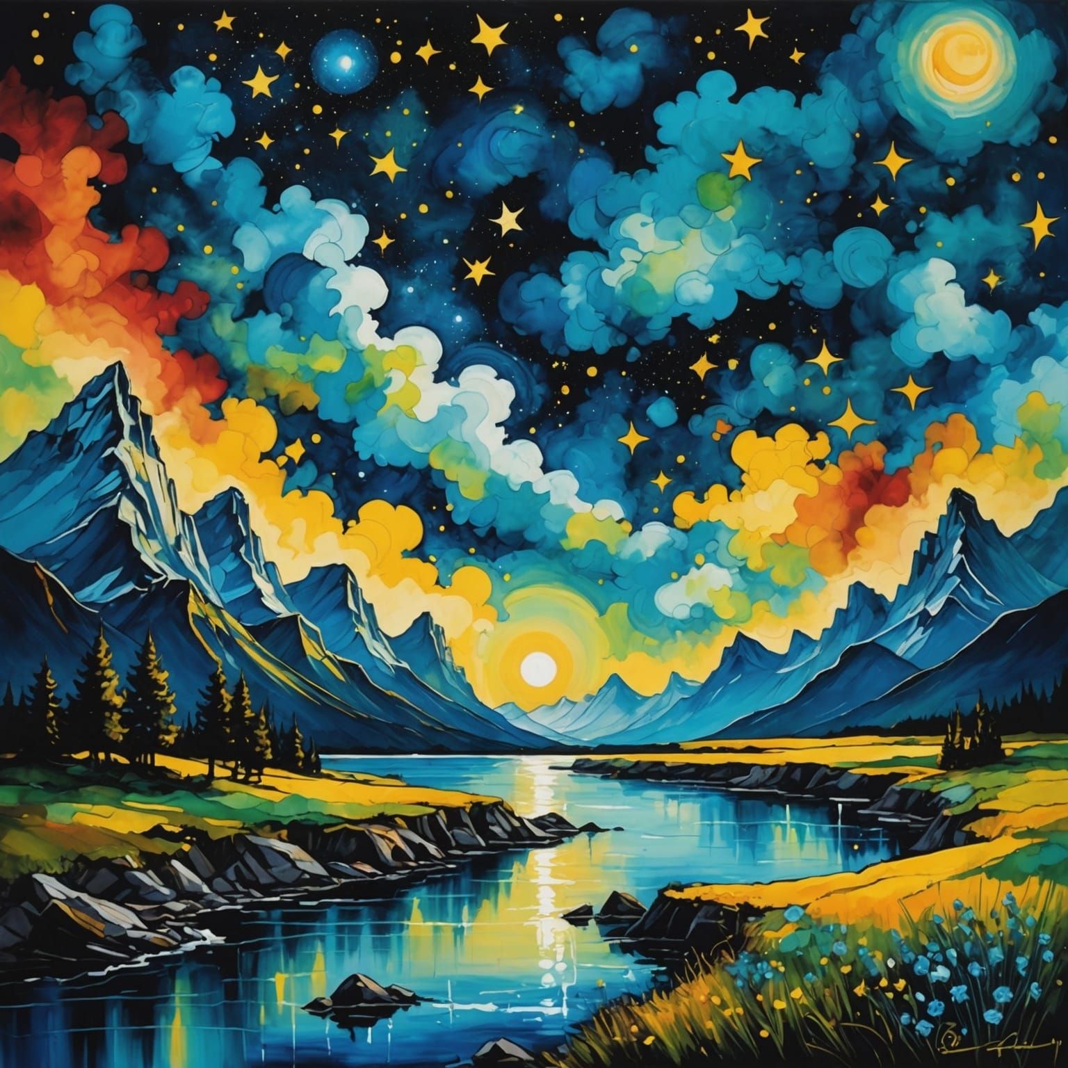 Vast Seaside Landscape