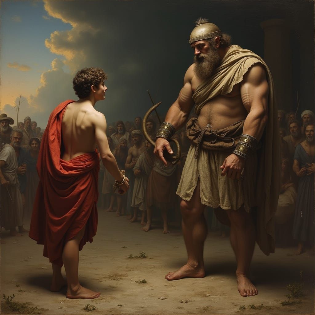 David and Goliath 