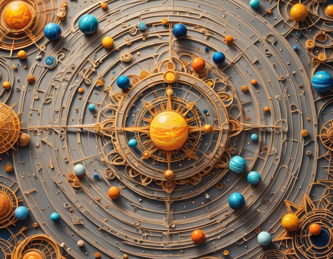 a kirigami solar system