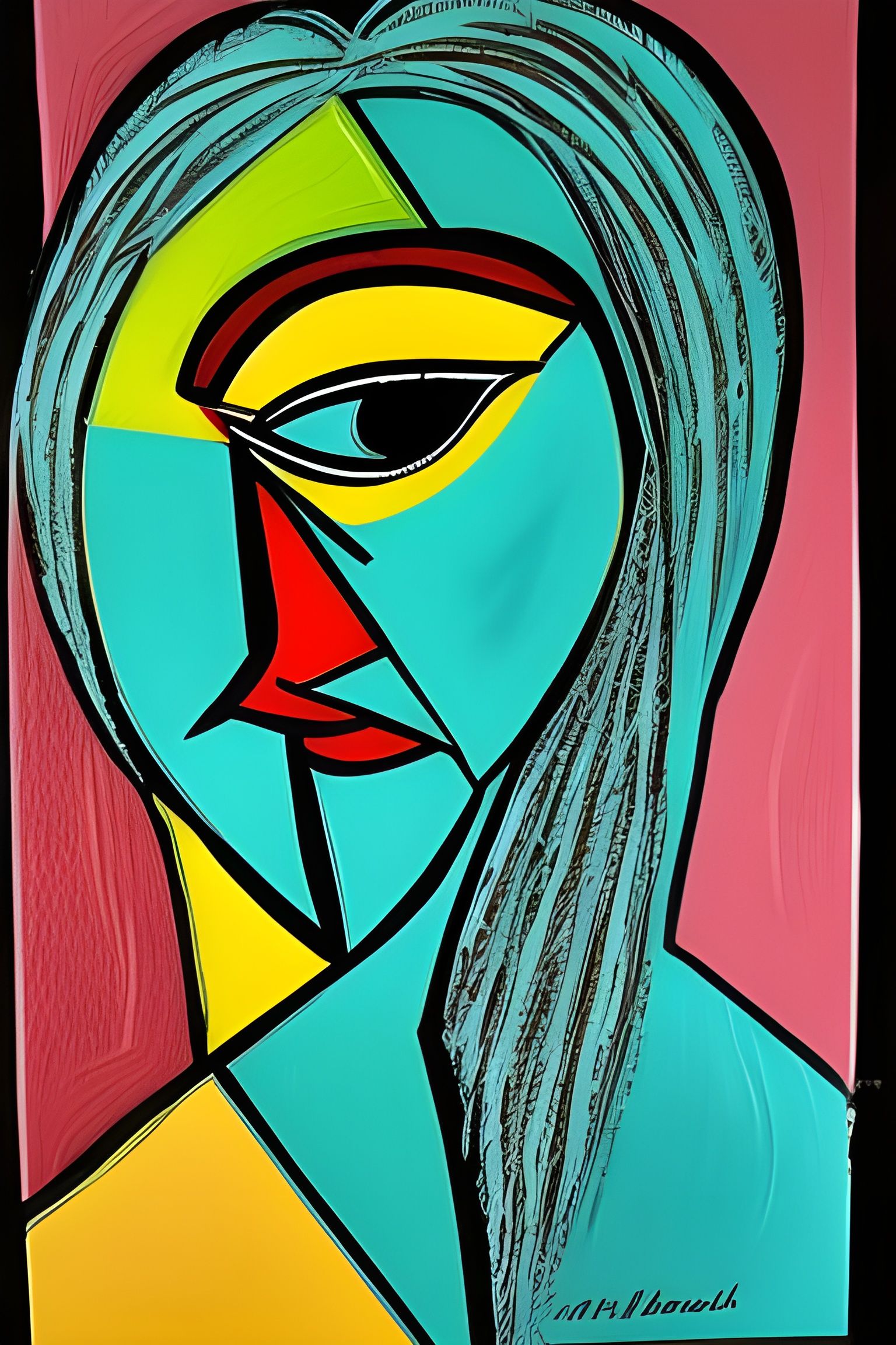 Portrait of a lady a la Pablo/Salvador - Contained chaos cha...