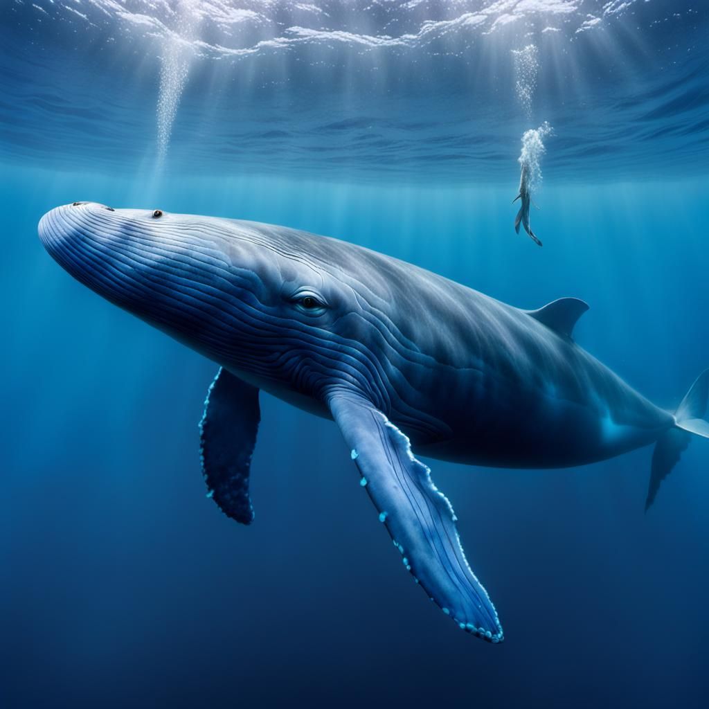 Blue whale  by @Art3mi5