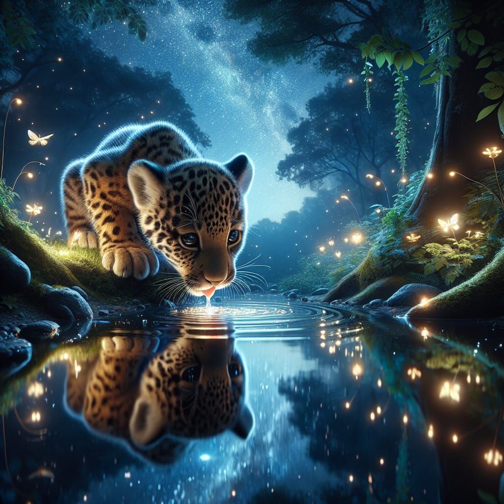  an adorable jaguar cub  by @Alex