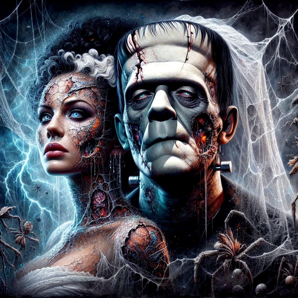 Frankenstein and his bride