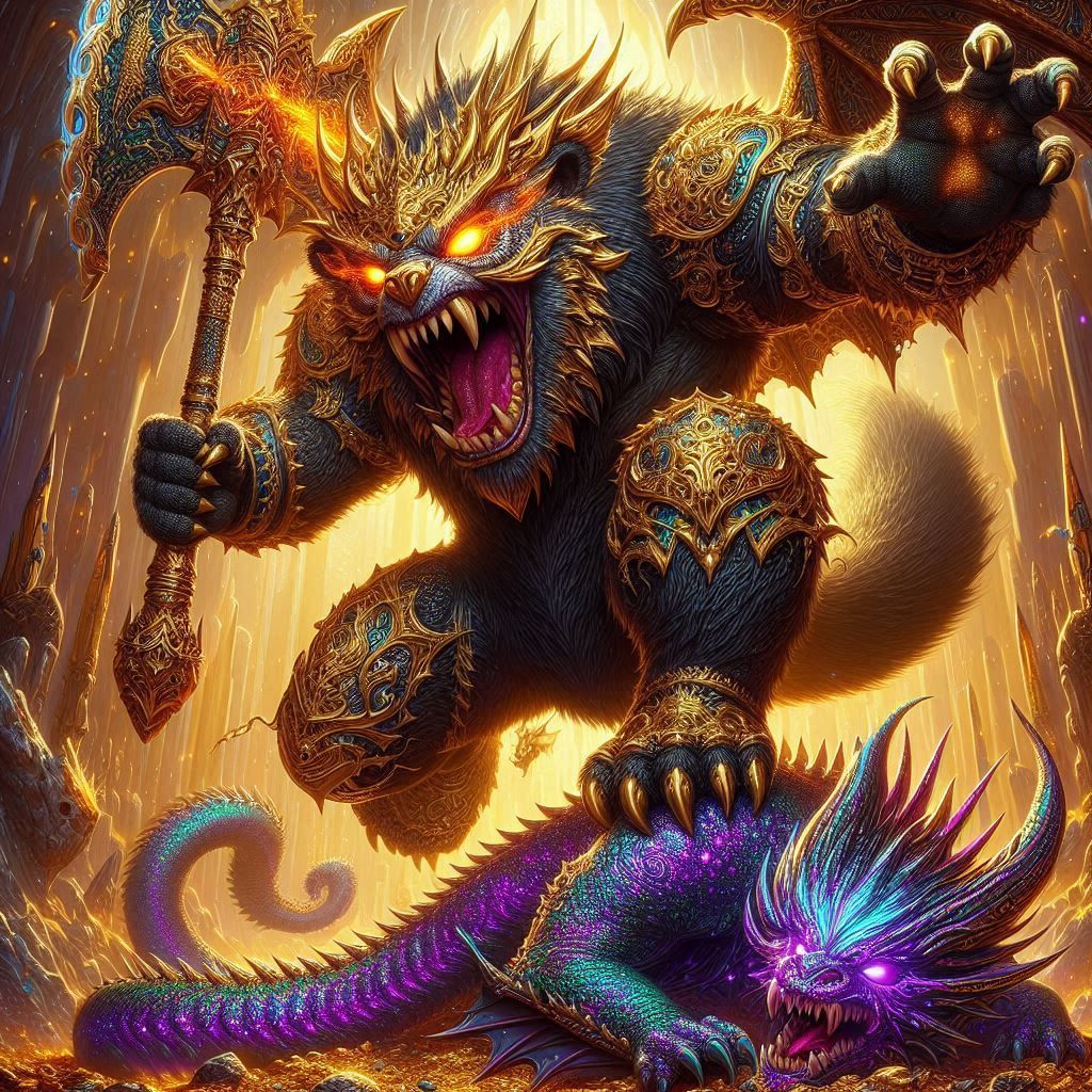 Your treasure is mine lizard!