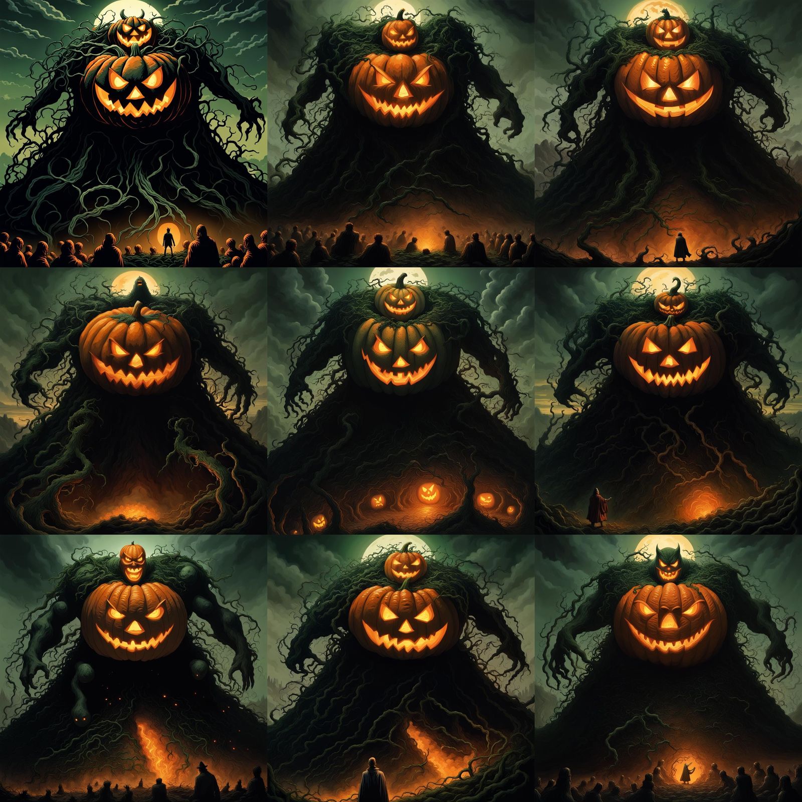 The Many Faces of the (Evil) Great Pumpkin