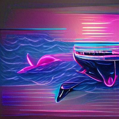 Whale over a boat