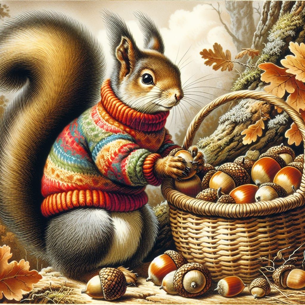 Autumn Squirrel