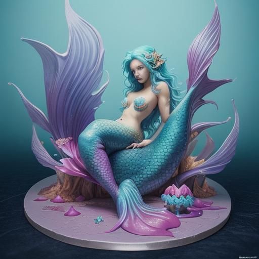 fantasy mermaid   cakes