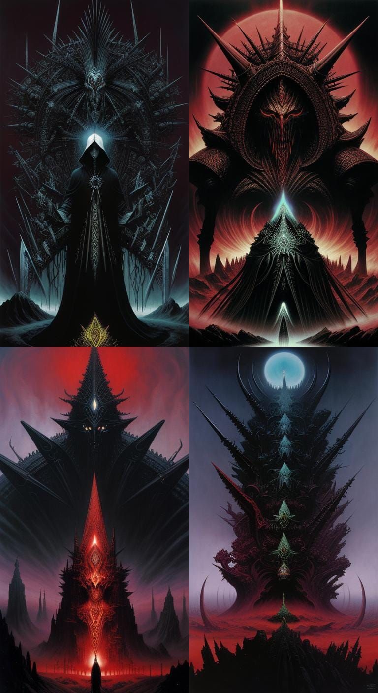 Khazarian Mafia :: the God Eaters ., by Zdzislaw Beksinski, ...