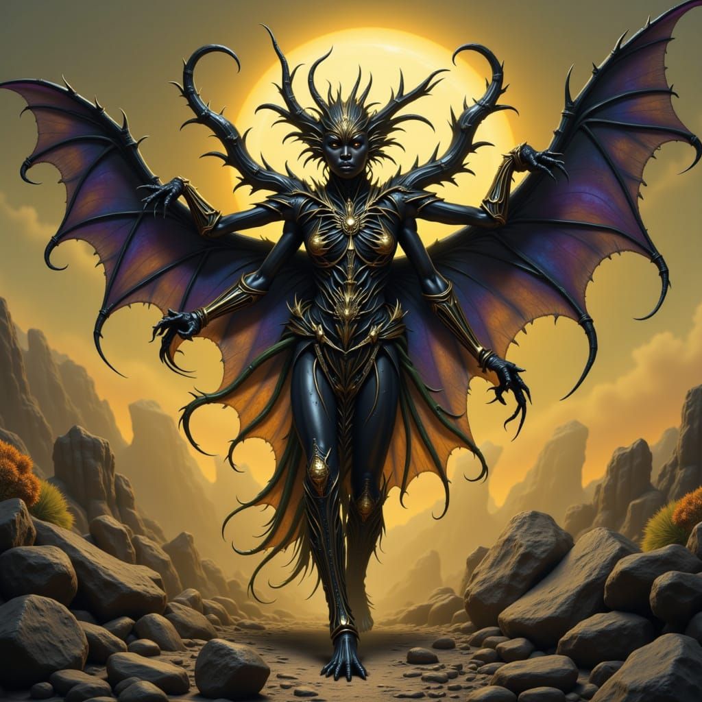 The Mother of all Vampires a Goddess born in West Africa before borders were ever drawn on any maps. Taking on the form of an Asanbosam Vamp...