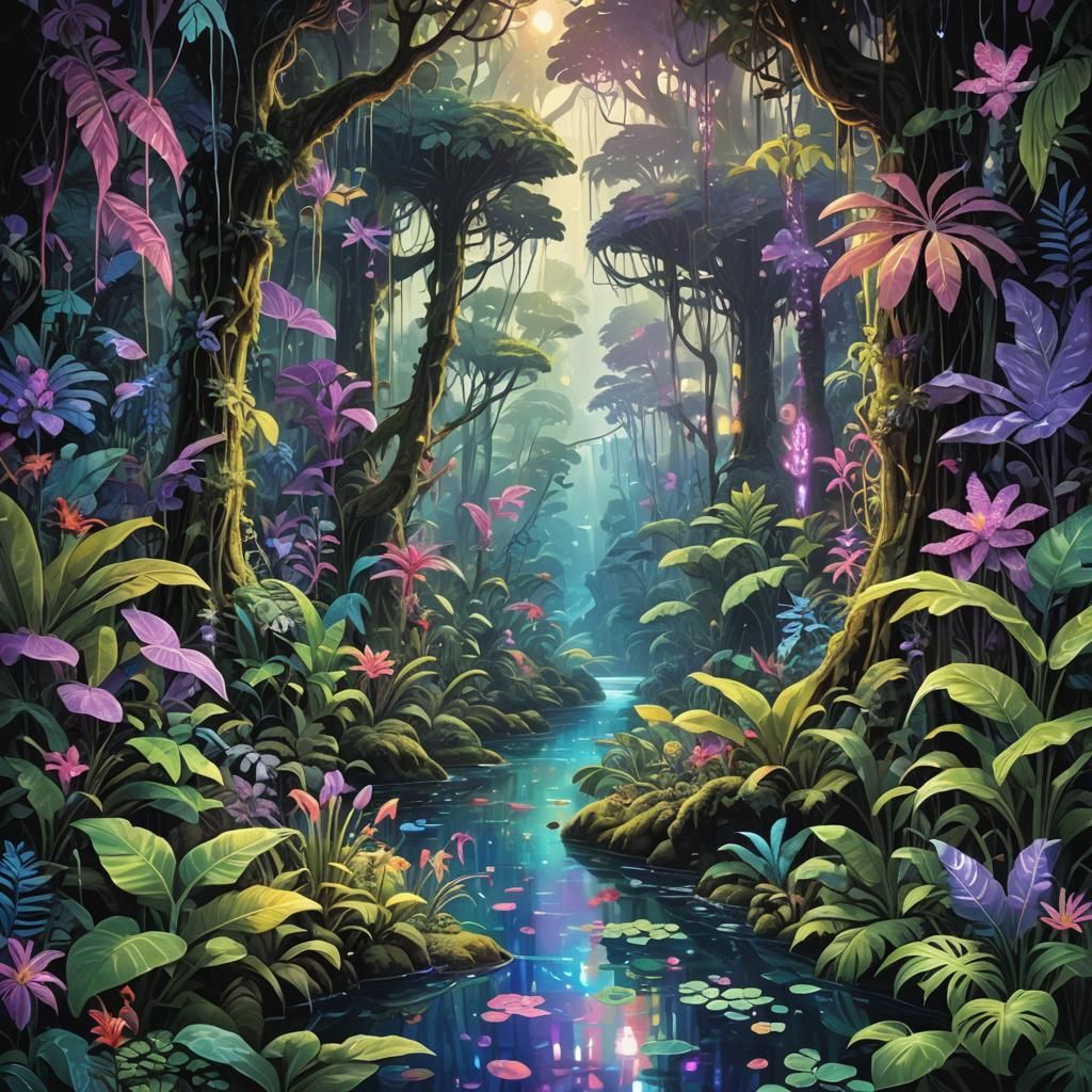 Hidden Paradise - AI Generated Artwork - NightCafe Creator