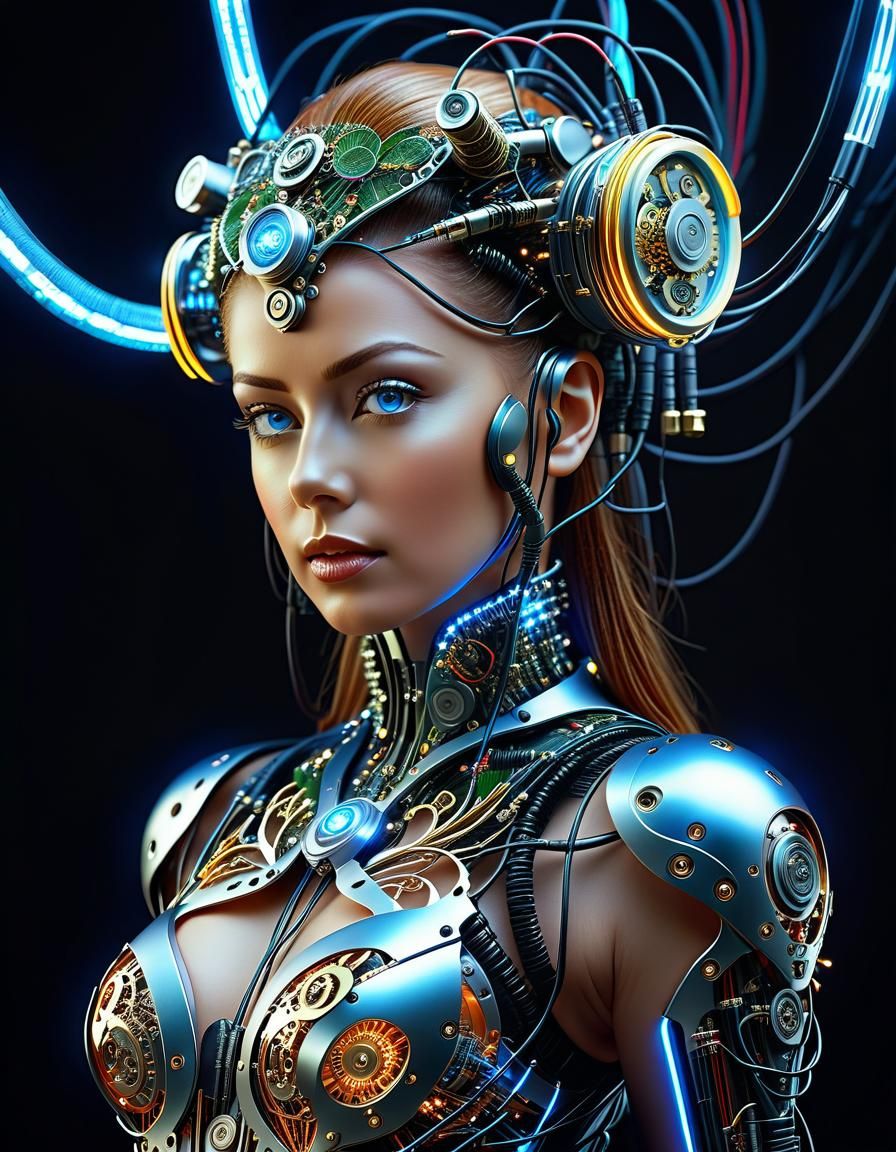 Cyborg - AI Generated Artwork - NightCafe Creator