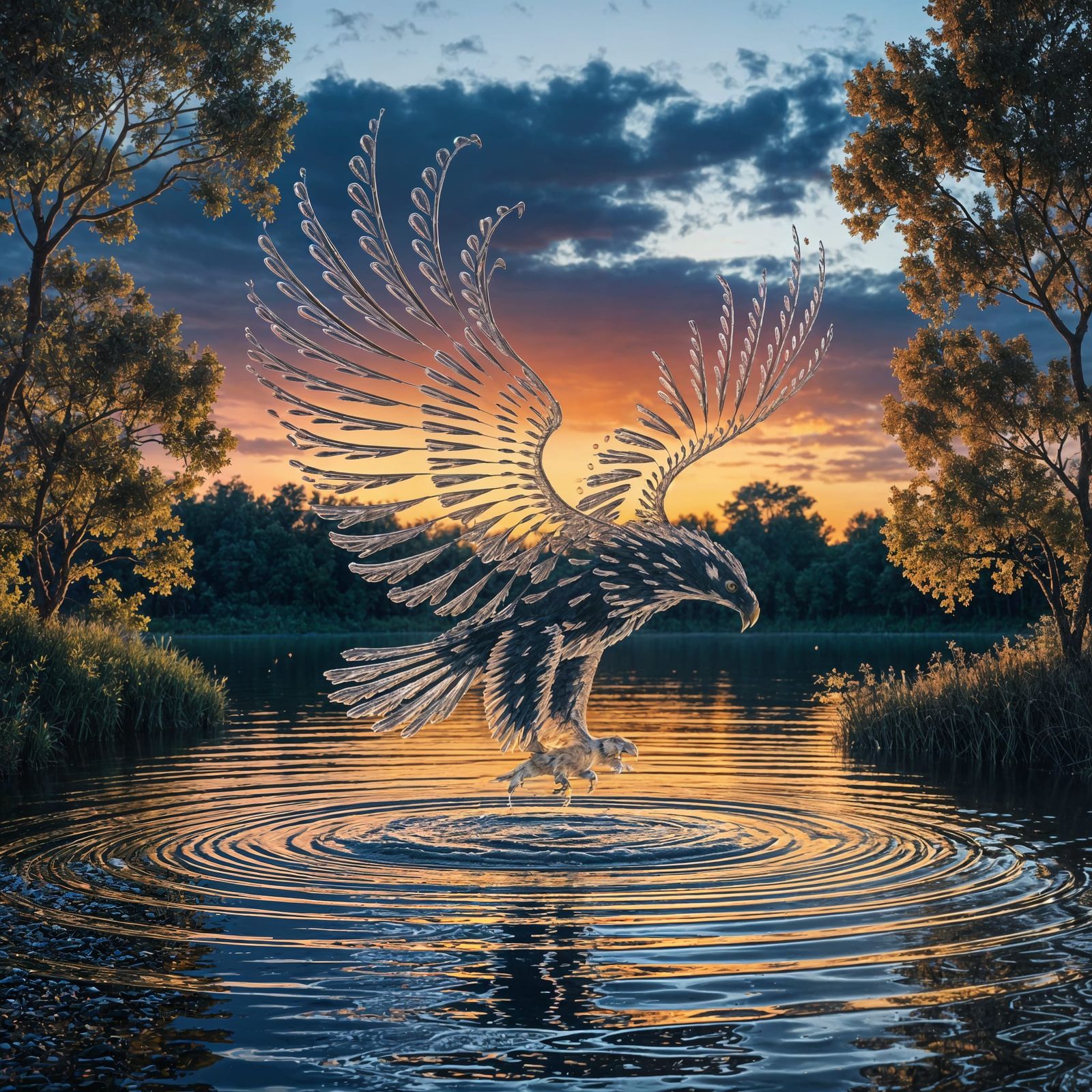 A Water Bird  by @Lulu