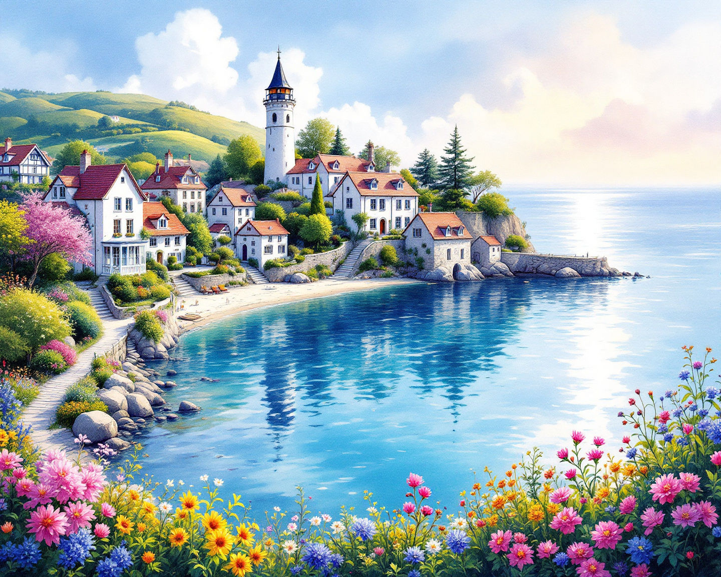 A Little Ocean-side Village