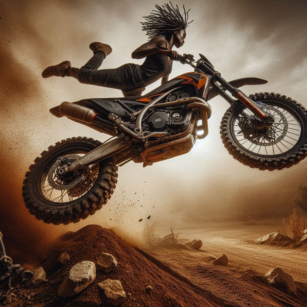 Some Adrenaline Junkie on a bike