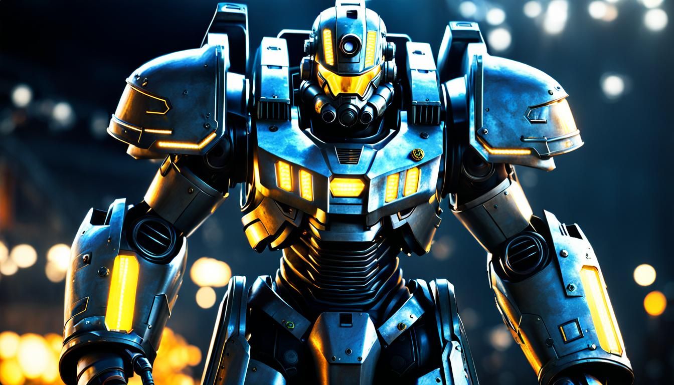 Magnetar deuterium and tritium energized Power Armor, hyperd...