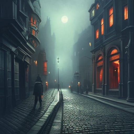 Misty Streets of Victorian England - AI Generated Artwork - NightCafe ...