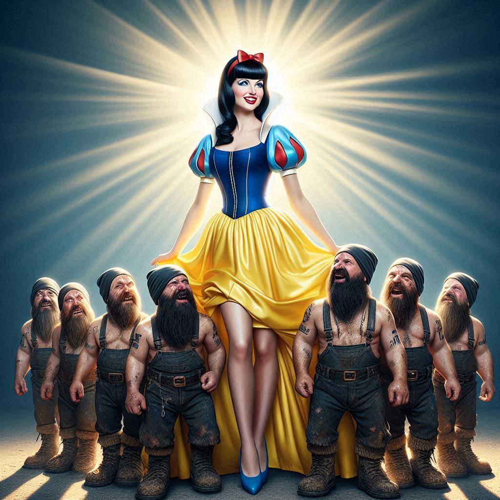 Snow-white and seven dwarves