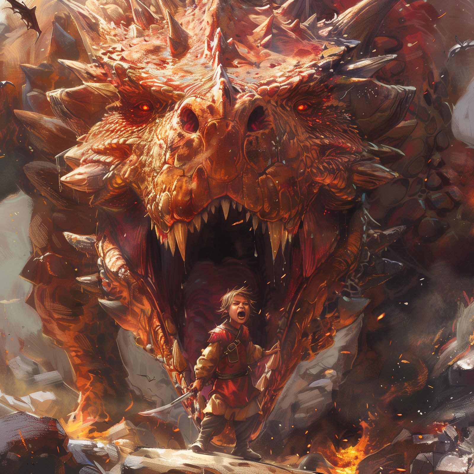 Cowards, I'll do it myself!