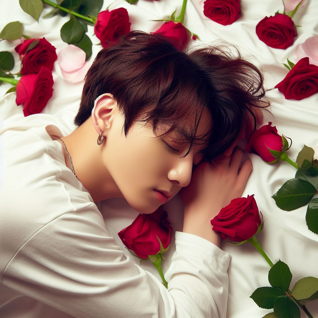 Jung Kook 'Bed of Roses' realistic
