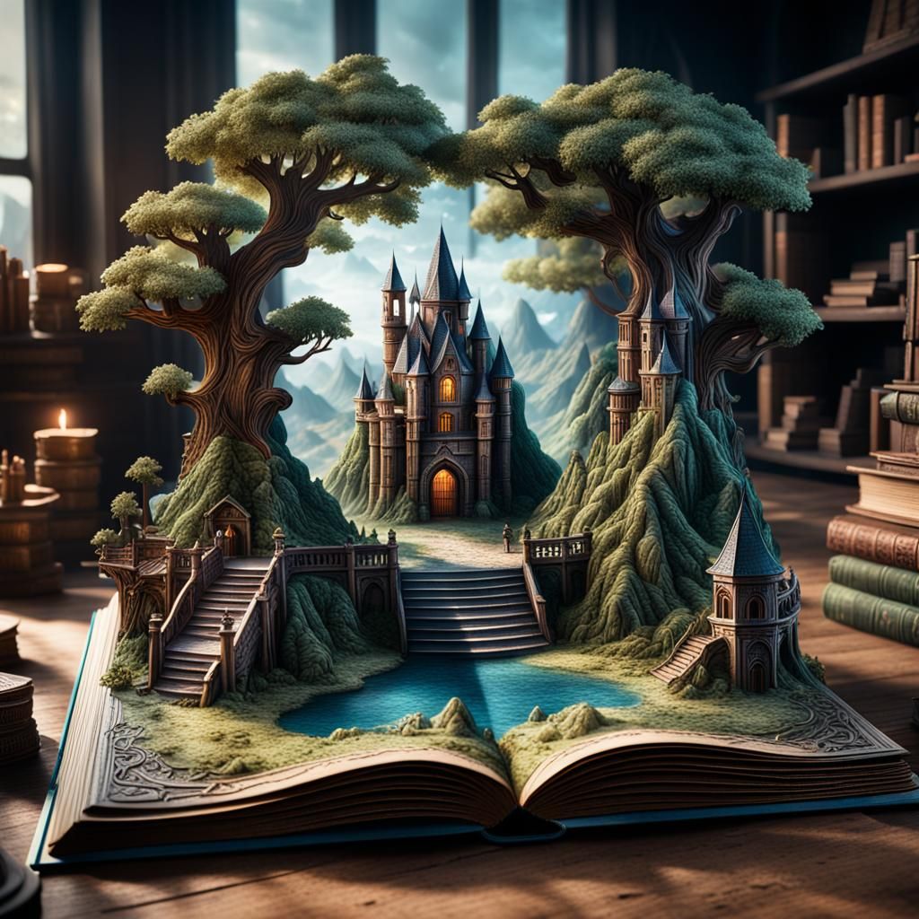  Pop Up Book  by @Dea321