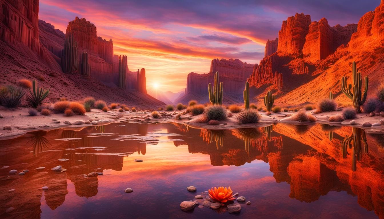 Spring in the desert  by @Error Irrecuperable