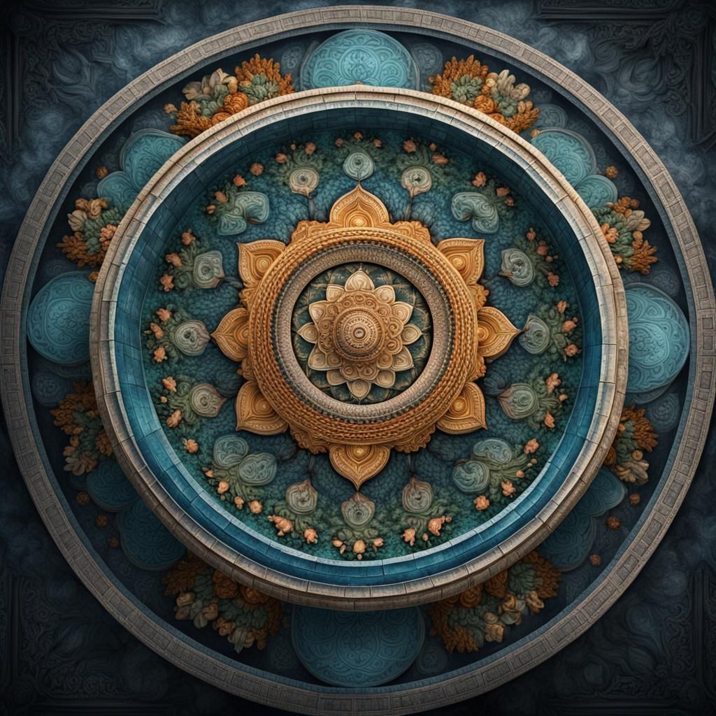 Mandala fountain (1)
