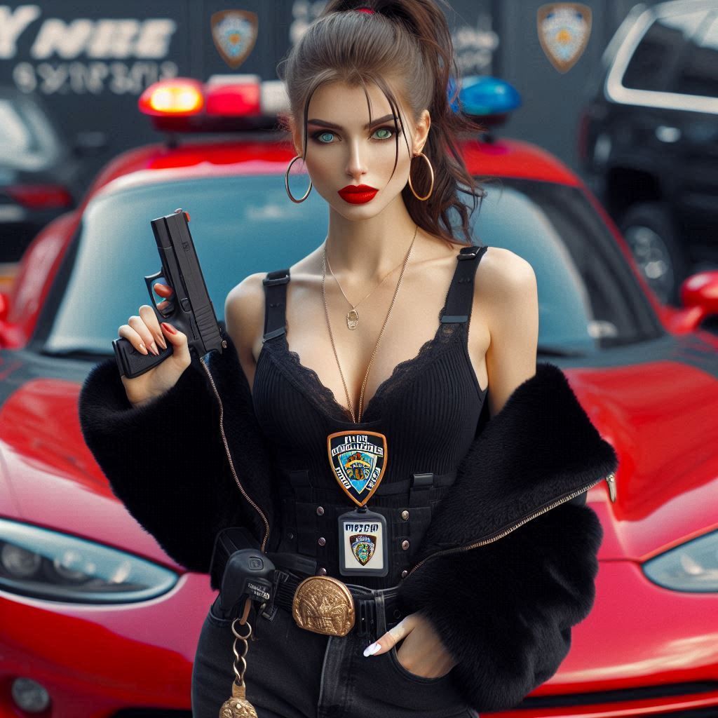 a beautiful woman with green eyes red lipstick and her hair ...