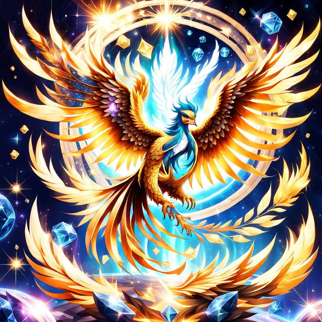 Whimsical phoenix - AI Generated Artwork - NightCafe Creator