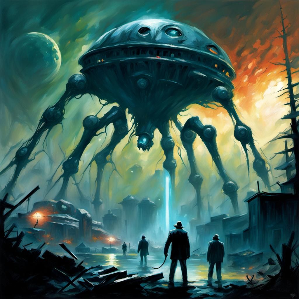 War of the worlds sinister by Greg Rutkowski  by @Bobbles52