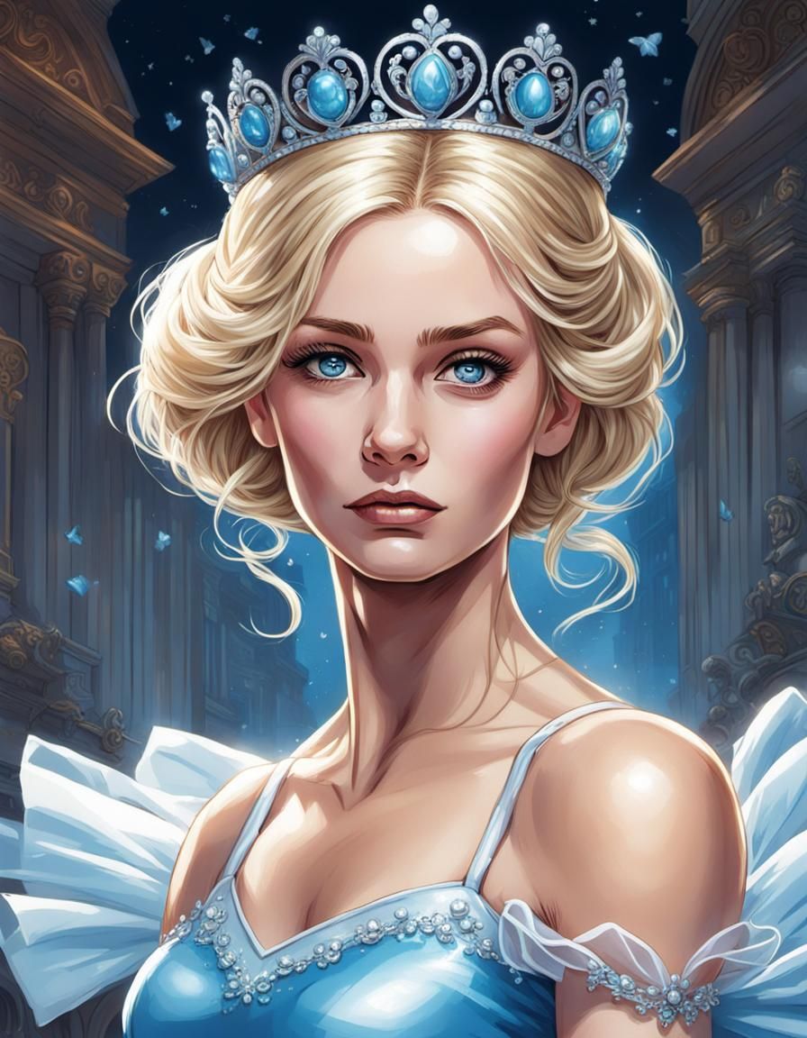hyper realistic, perfect, smooth, blonde hair blue eyes adul...