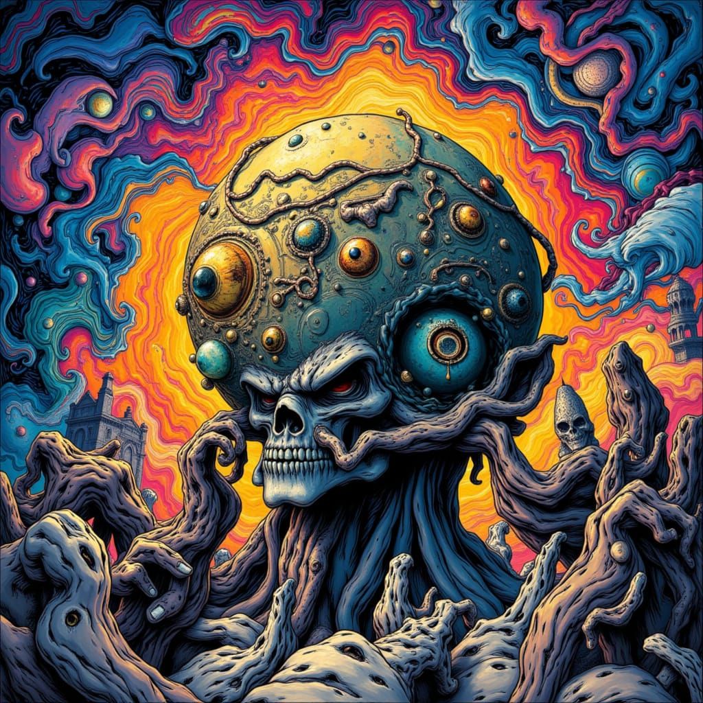 <lora:FracturedRenaissance:1.0> An amazing logo featuring the text, (Text: "FracturedRenaissance")