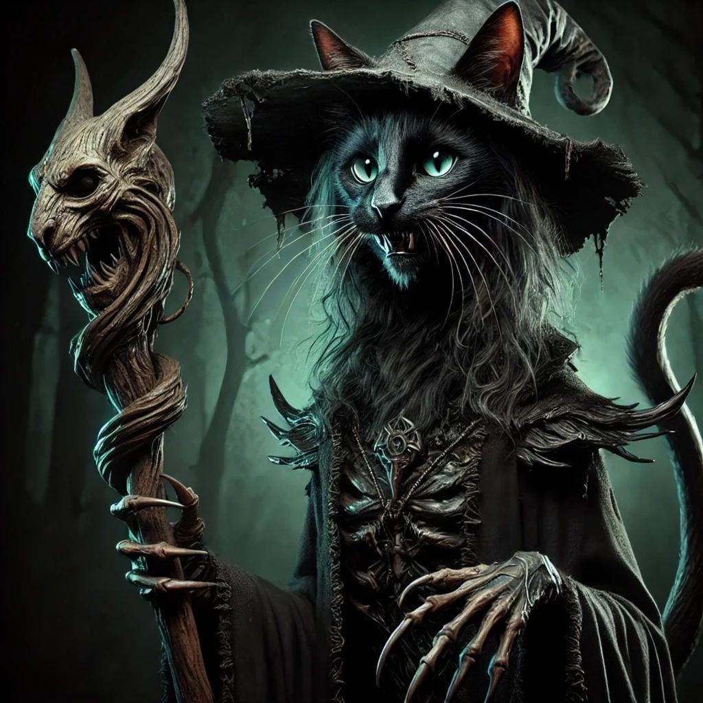 Wicked Cat Witch