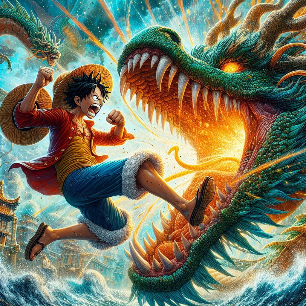 Luffy faces a special kind of Dragon..