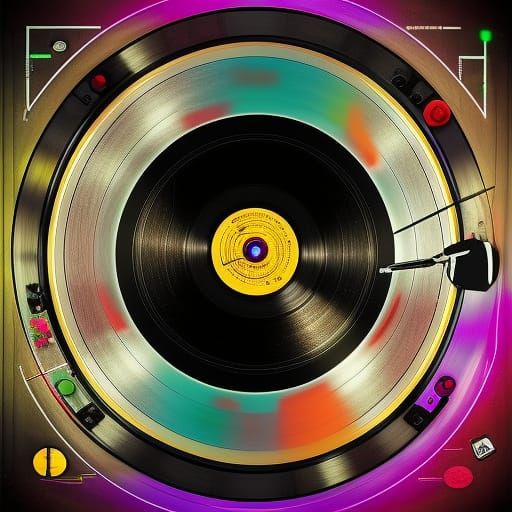 Record Player - AI Generated Artwork - NightCafe Creator