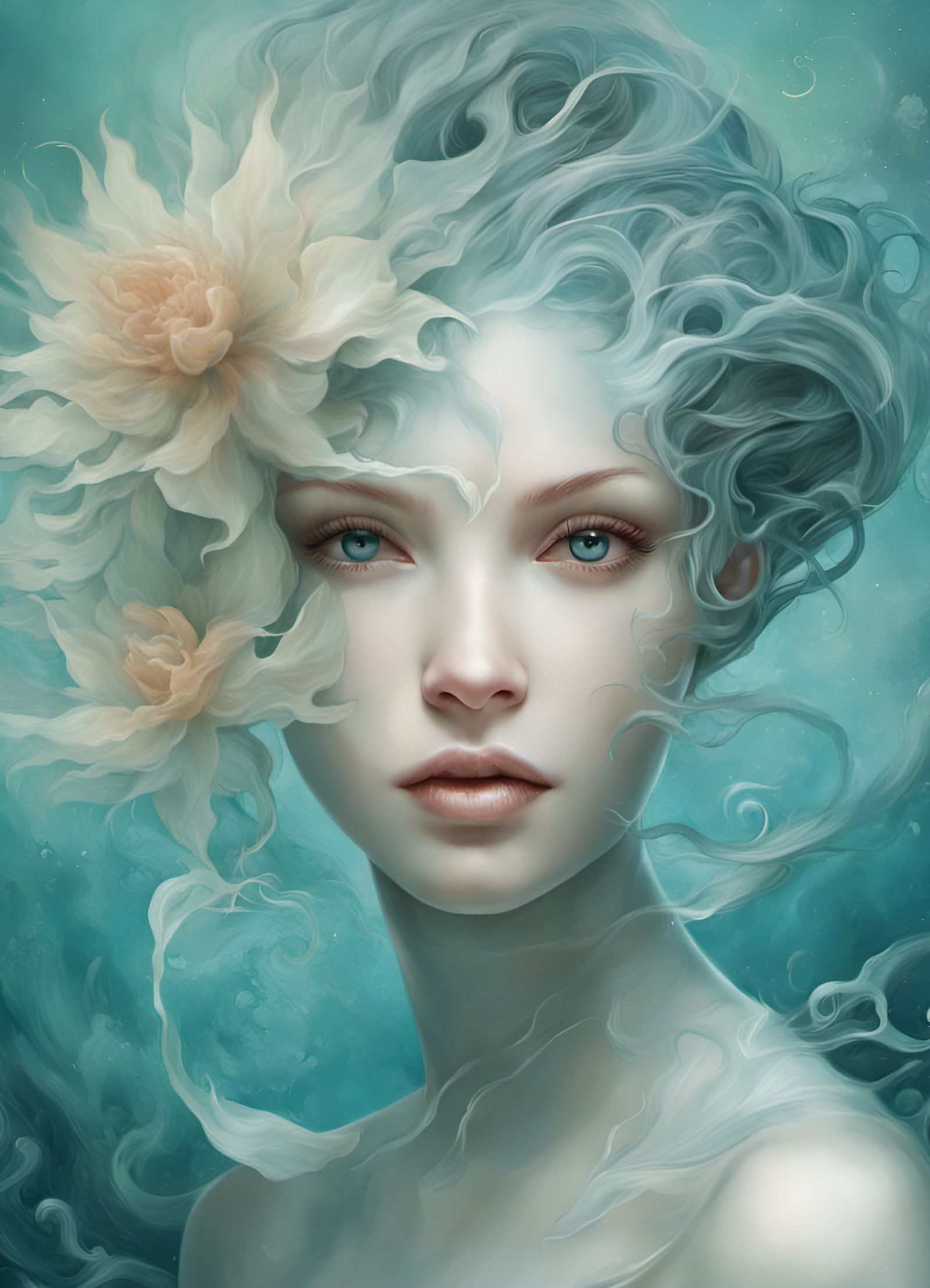 Water Elemental AI Generated Artwork NightCafe Creator