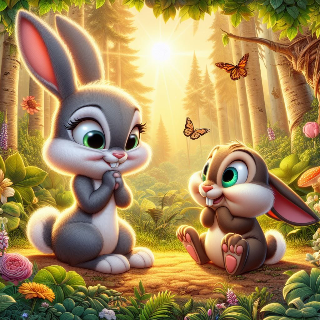 Thumper and Miss Bunny
