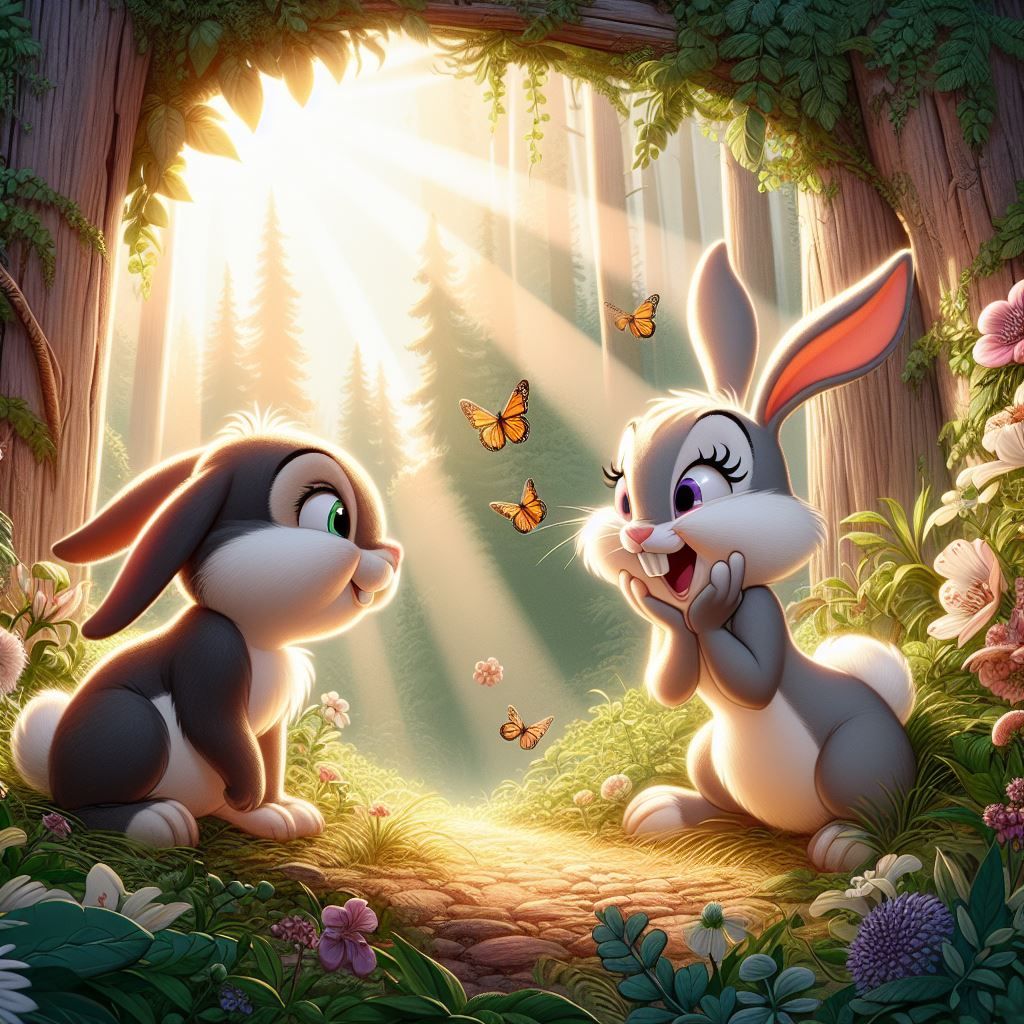 Thumper and Miss Bunny