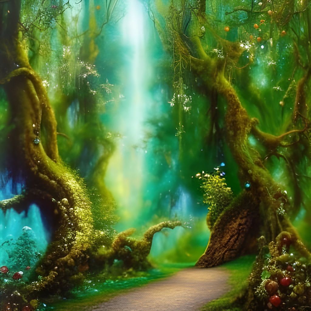 Enchanted Forest - AI Generated Artwork - NightCafe Creator