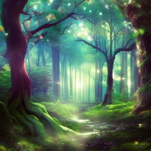 A beautiful forest - AI Generated Artwork - NightCafe Creator