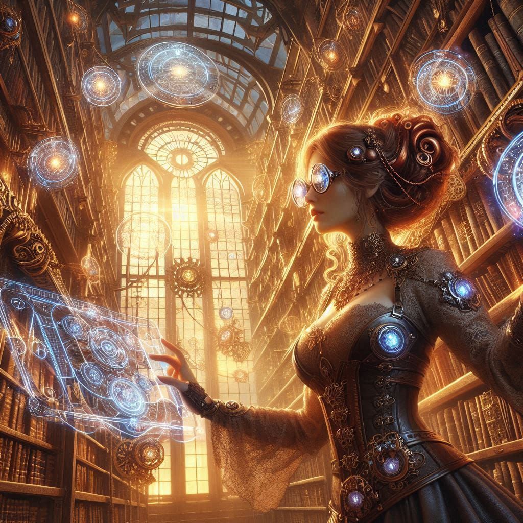 Sorceress of the Gearborn Library