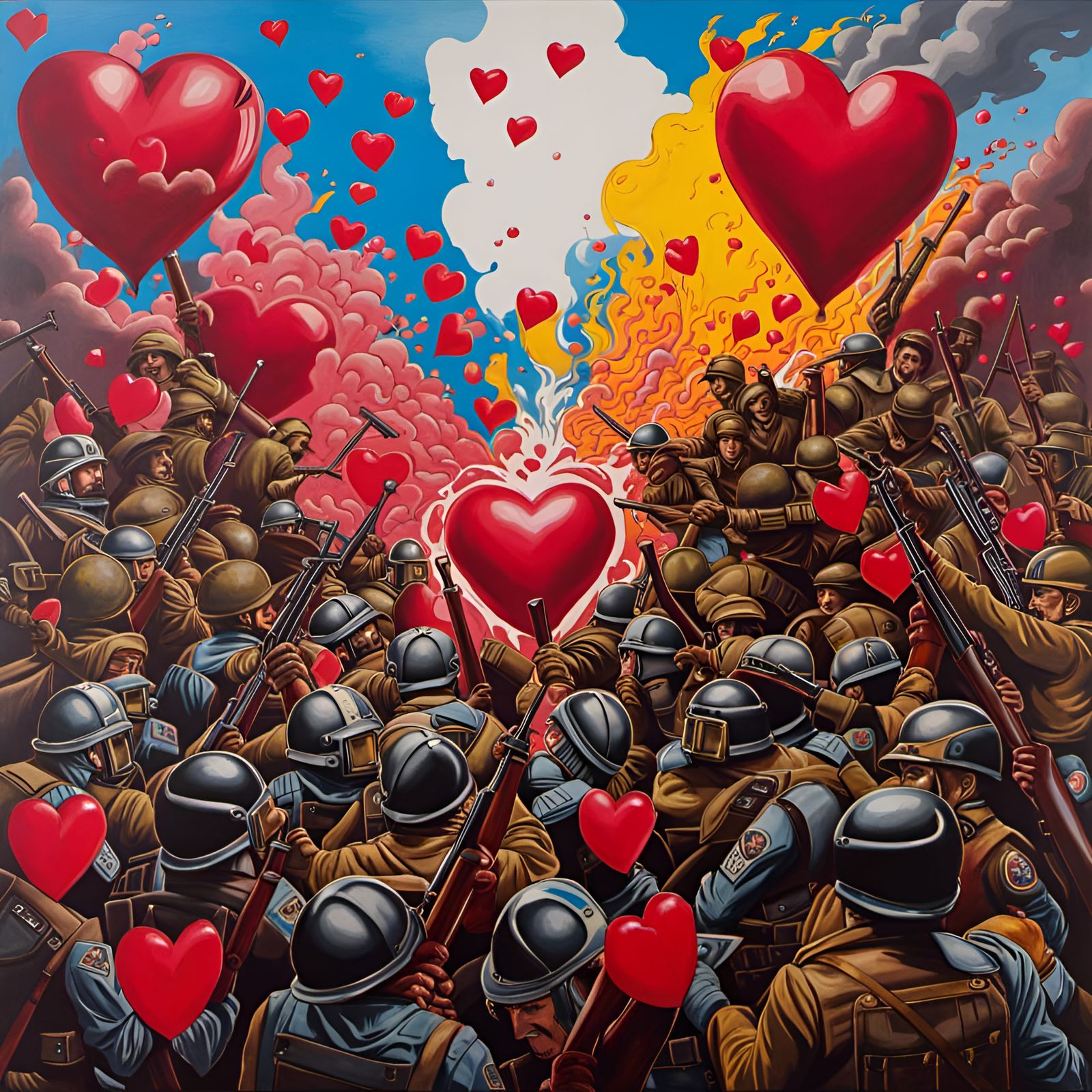 “Love is a Battlefield”  by @YoMama