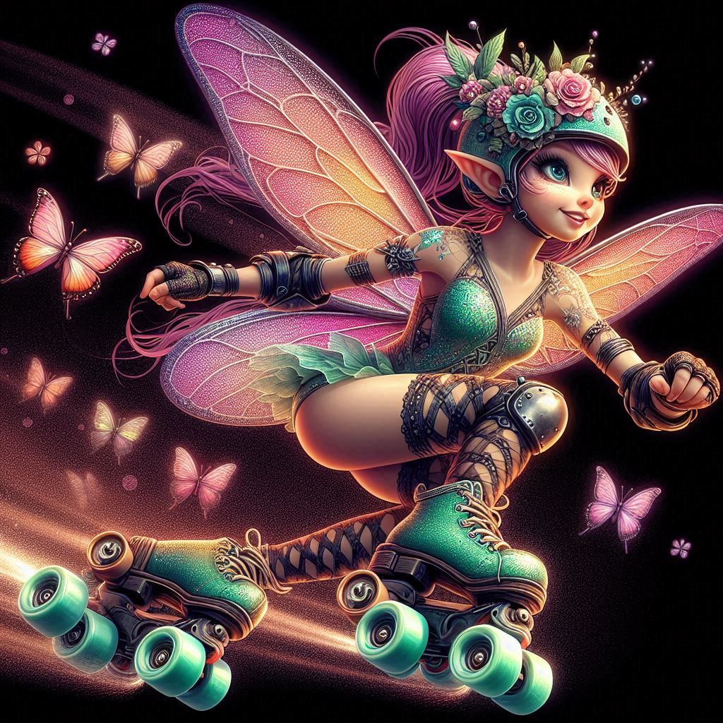 Roller Derby Fairy