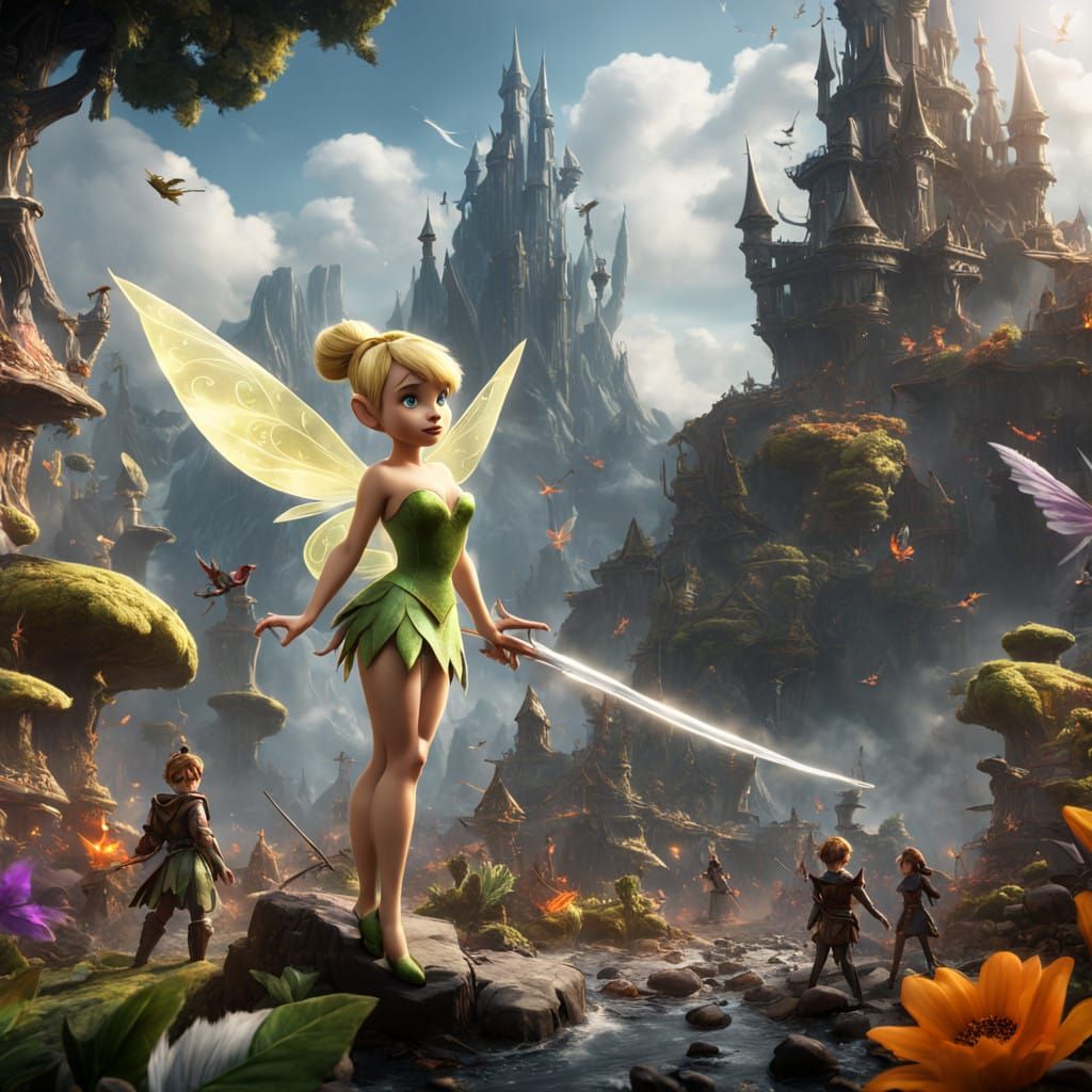 Tinkerbell in Battle World