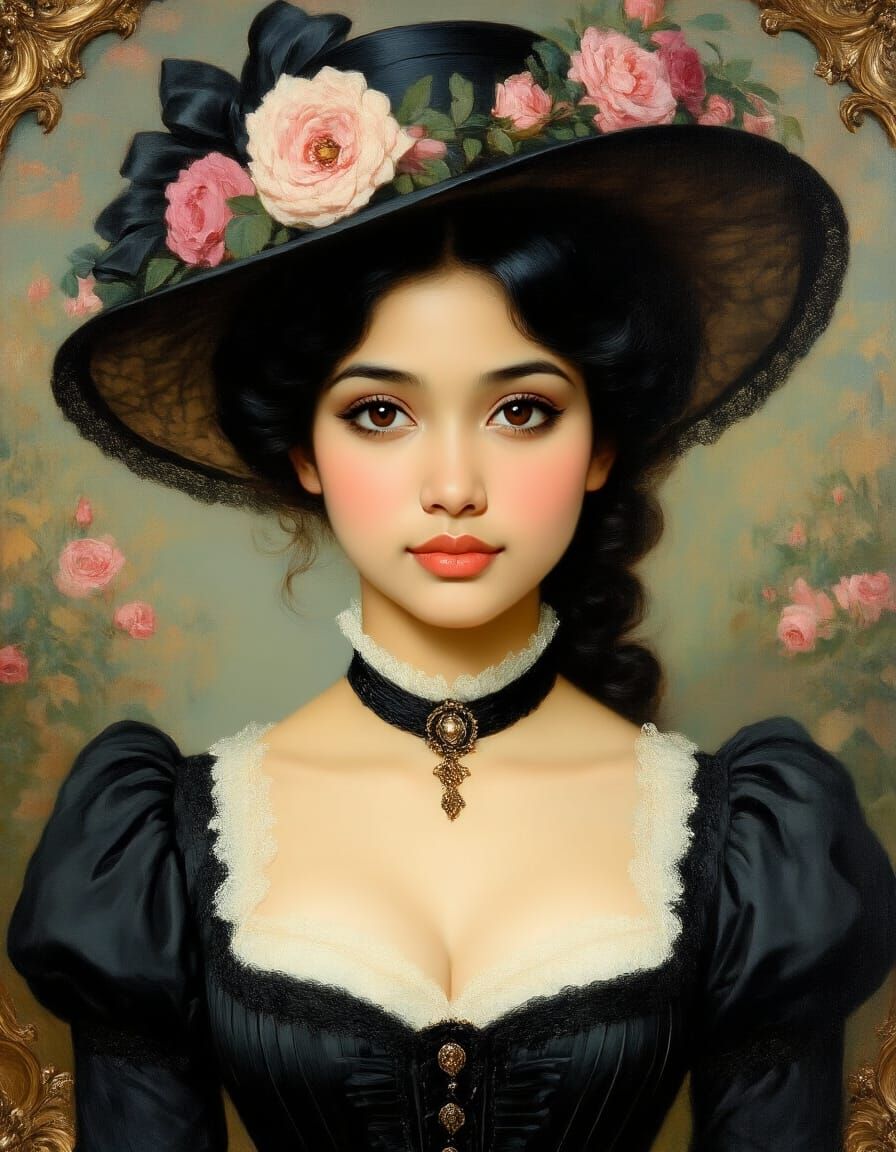 Portrait of an Indo woman (circa 1895)  by @Si Londo