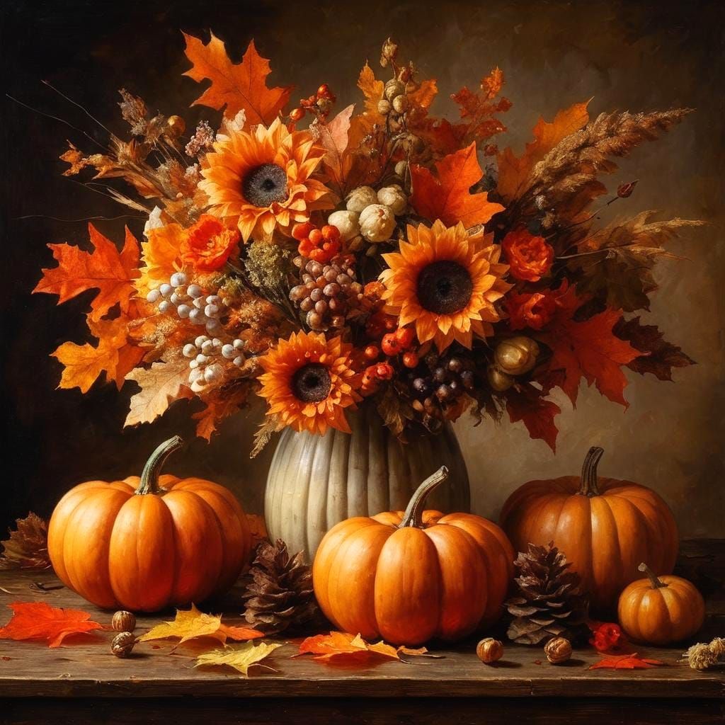 Fall Flowers  by @AliceIsWonderful