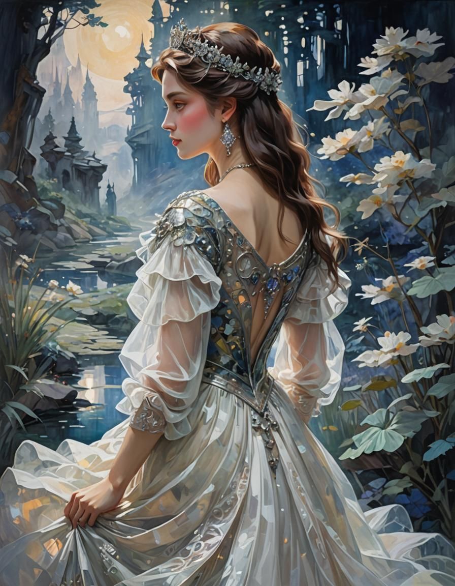 An ethereal woman  by @undefined