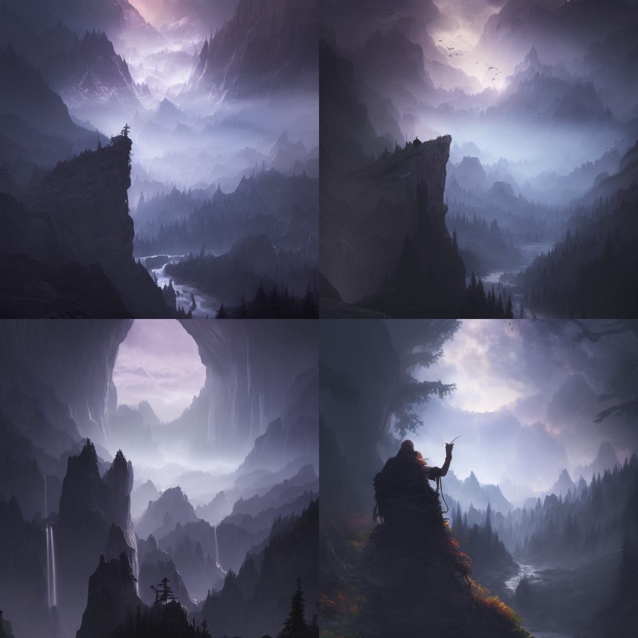 A Mountain Valley A river running through it Epic cinematic ...