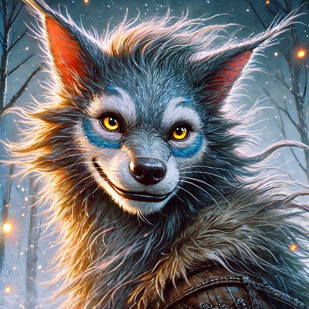 adorable fairy-tale fantasy creature portrait..