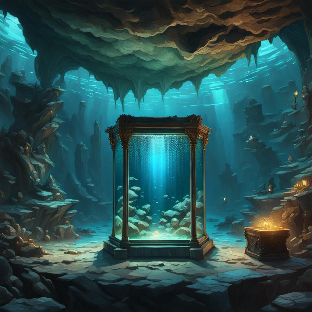 underwater cave